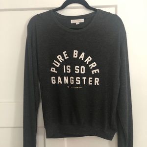 Spiritual Gangster Pure Barre pullover sweatshirt